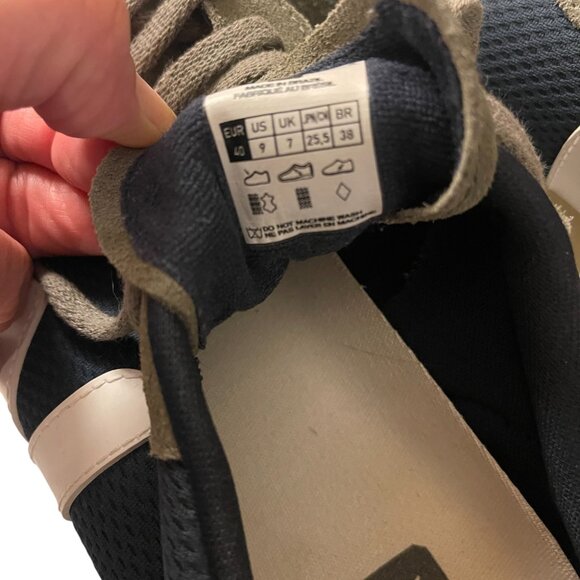 Veja Khaki and Navy Sneakers - Picture 9 of 12